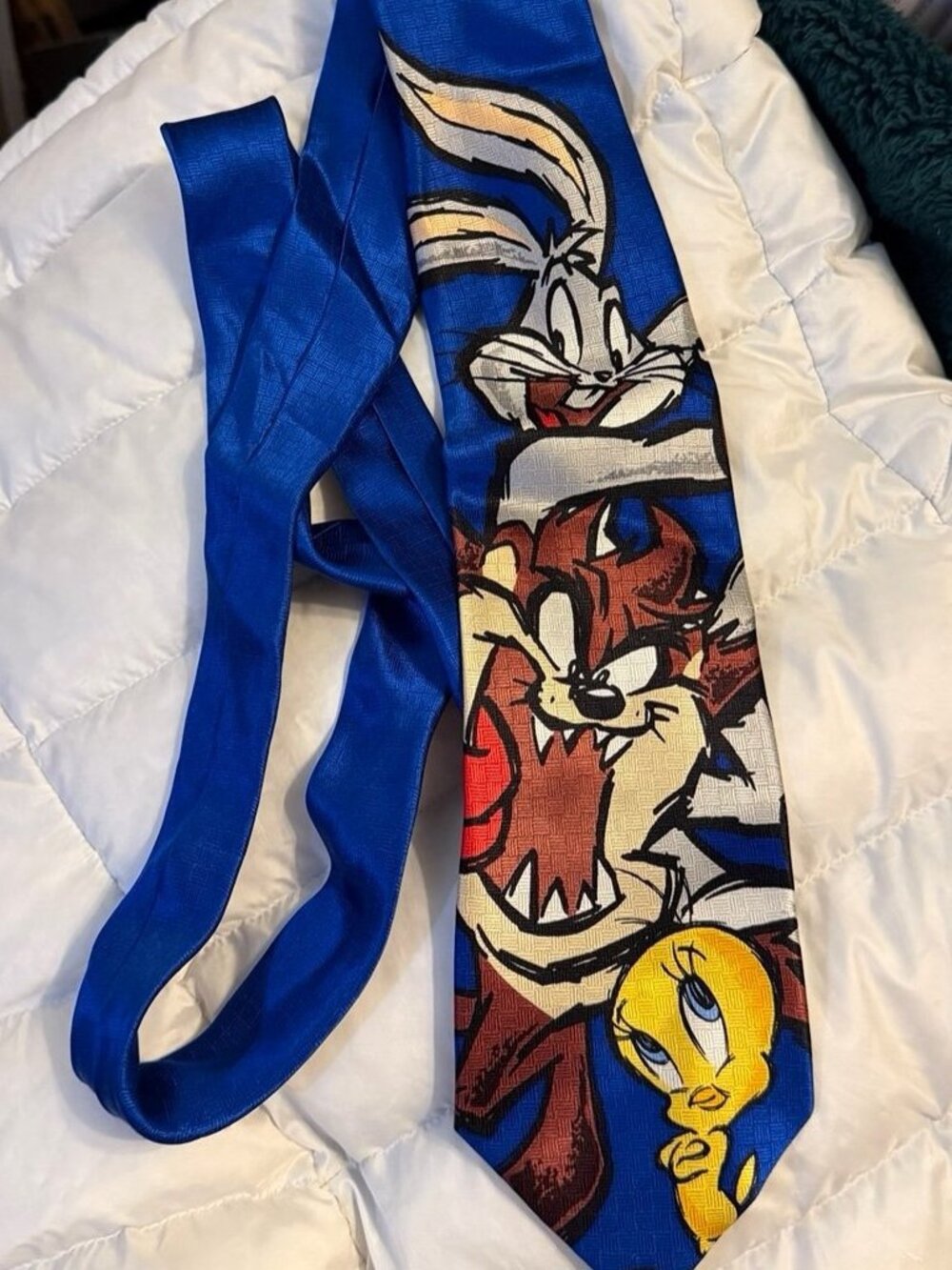 Vintage Y2K looney tunes neck tie
